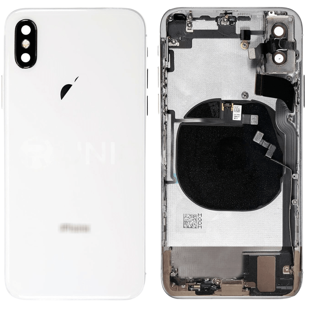 Back Housing Cover with SIM Card Tray & Side keys for iPhone X(Silver) - Best Cell Phone Parts Distributor in Canada, Parts Source Back Housing Cover with SIM Card Tray & Side keys for iPhone X(Silver) - Best Cell Phone Parts Distributor in Canada, Parts Source